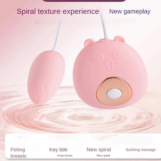 ดิลโด้แบบสั่นขนาดเล็กสำหรับผู้หญิง12โหมดกระตุ้นไข่ vibrator Wanita เซ็กซ์ทอยสั่นได้สำหรับผู้ใหญ่