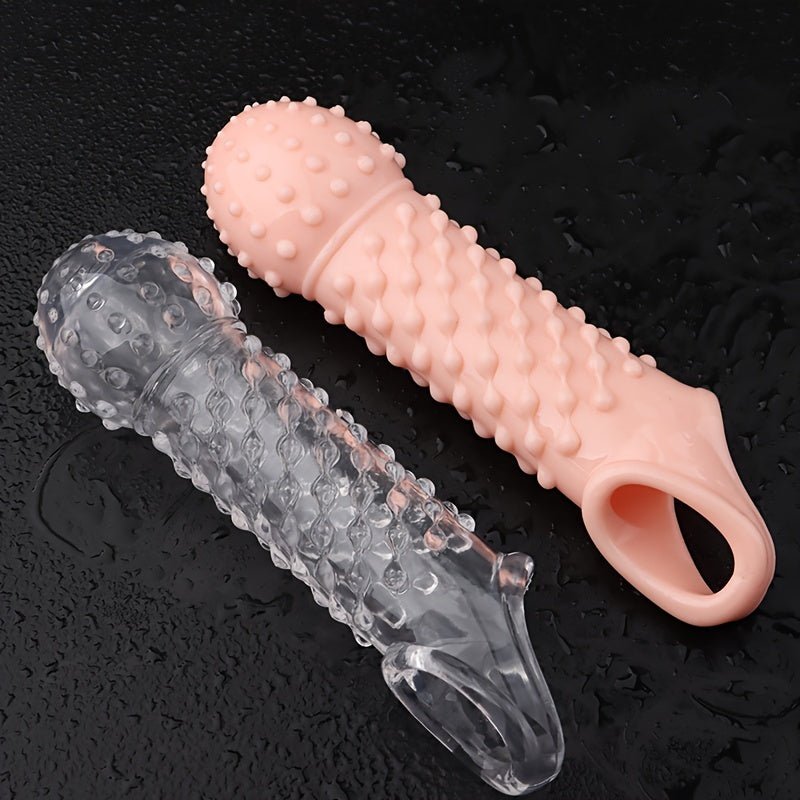2pcs Penis Enhancer Sleeves with Stretch G - Spot Stimulation - Reusable Cock Ring & Nozzle for Men's Sexual Pleasure Sex Toy For Men Masturbating Sex Toy For Men Anal - My Store2pcs Penis Enhancer Sleeves with Stretch G - Spot Stimulation - Reusable Cock Ring & Nozzle for Men's Sexual Pleasure Sex Toy For Men Masturbating Sex Toy For Men Analthai - adultMy StoreRandom2pcs Penis Enhancer Sleeves with Stretch G - Spot Stimulation - Reusable Cock Ring & Nozzle for Men's Sexual Pleasure Sex Toy For