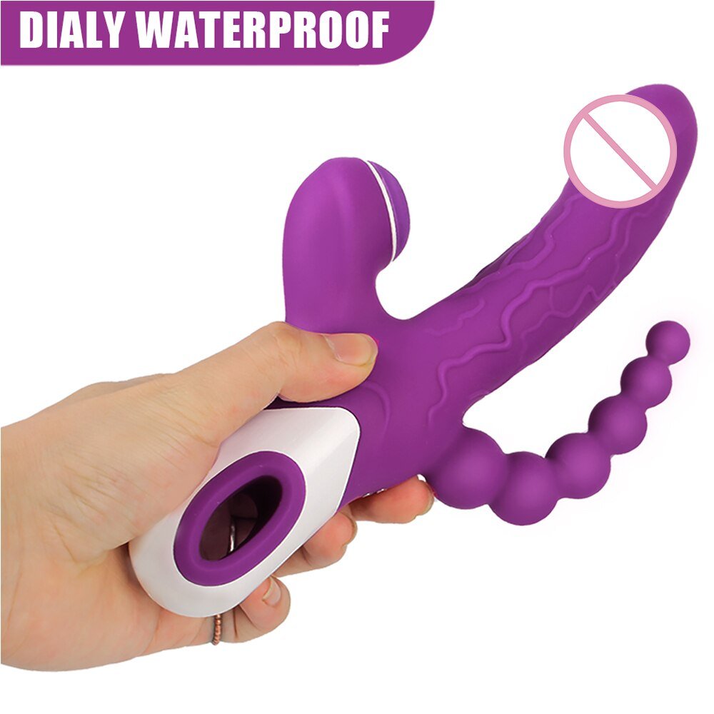 3 IN 1 Vibrator Clitoris Sucker Anal Vagina Stimulator 12 Speed Vibrating Dildo 3 Mode Oral Vacuum Sucking Sex Toys for Women - My Store3 IN 1 Vibrator Clitoris Sucker Anal Vagina Stimulator 12 Speed Vibrating Dildo 3 Mode Oral Vacuum Sucking Sex Toys for Women33sextoysMy Store3 IN 1 Vibrator Clitoris Sucker Anal Vagina Stimulator 12 Speed Vibrating Dildo 3 Mode Oral Vacuum Sucking Sex Toys for Women