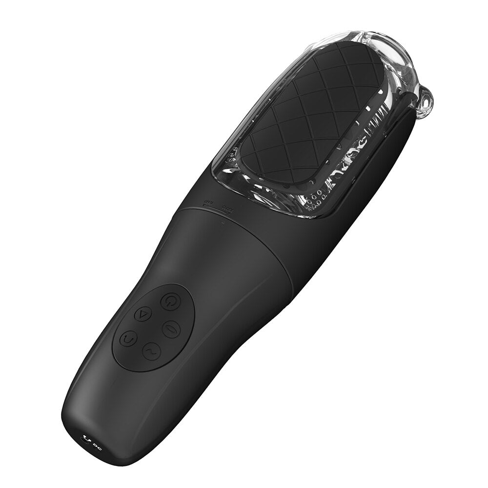 Aeclove อัตโนมัติ Vibrators สำหรับชาย ที่หนีบและดูดได้อย่างมีประสิทธิภาพ Pocket Pussy ชาย Masturbators ของเล่นช่องคลอดที่สมจริงนุ่ม