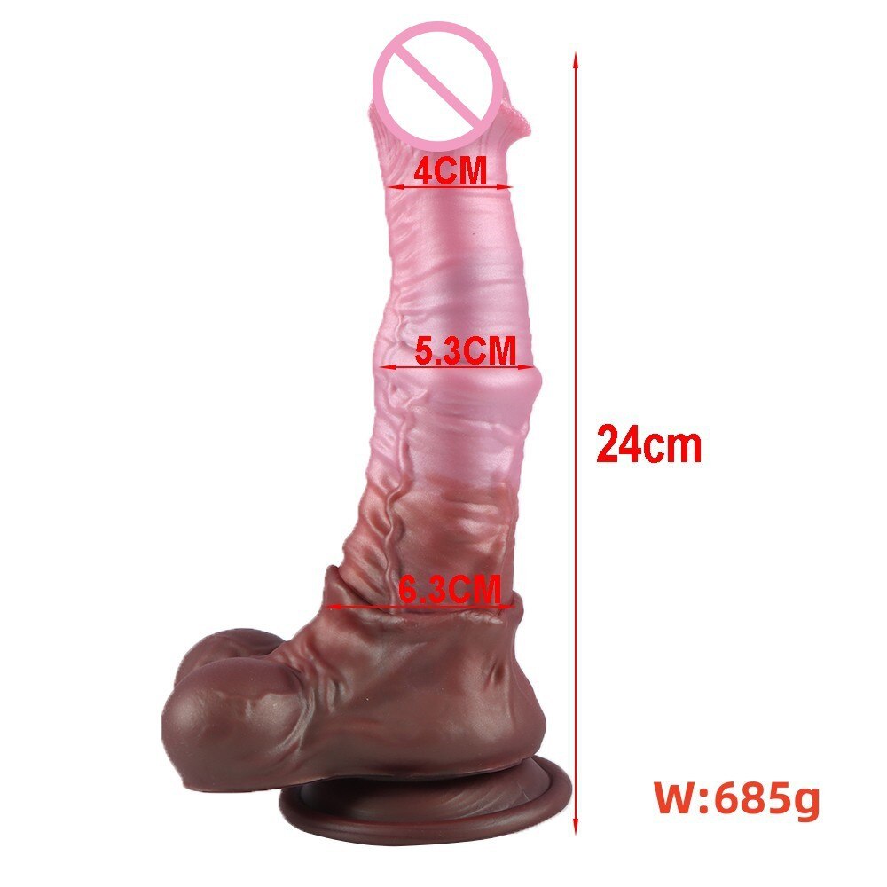 Dildo ม้าซิลิโคนยักษ์. สัตว์สมจริง. อวัยวะเพศชาย. การขยายทวารหนัก. ที่เสียบก้น. ของเล่นทางเพศ. ชายและหญิง masturbators. ช่องคลอด18