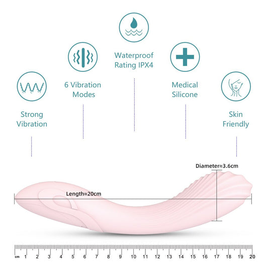 Soft G Spot Vibrator สำหรับผู้หญิง Clitoris หัวนม Vagina Stimulator ที่มีประสิทธิภาพหญิง Masturbator ผู้ใหญ่เซ็กซ์ทอย Drywell Lolita