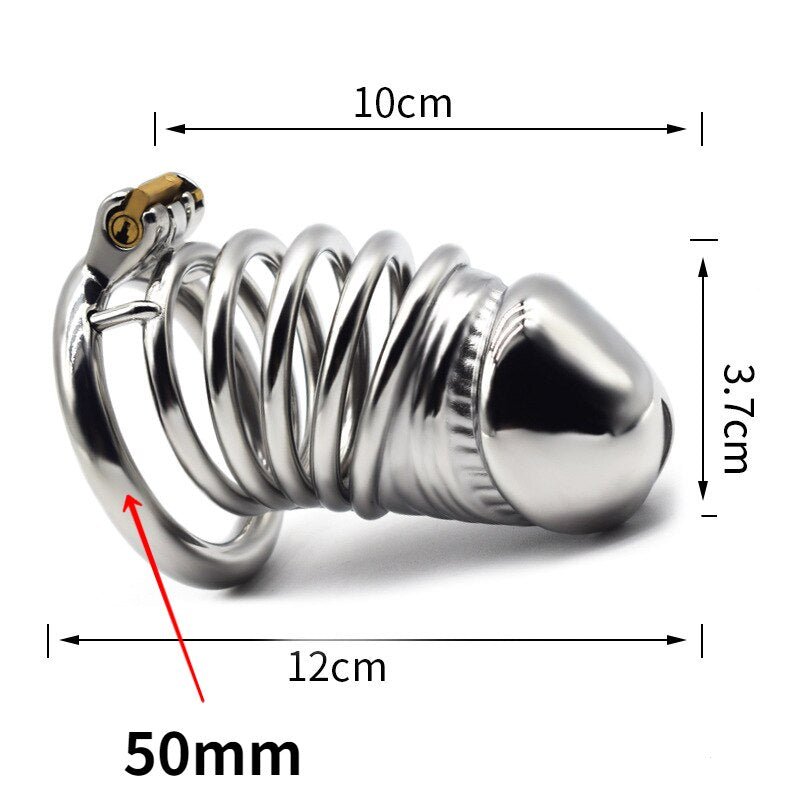 BDSM Adult Sex Toys Penis Cage Dick Ring Chastity Fetish Gay Slave Penis Extender Stainless Steel CB Lock Leten Scrotum - My StoreBDSM Adult Sex Toys Penis Cage Dick Ring Chastity Fetish Gay Slave Penis Extender Stainless Steel CB Lock Leten Scrotum33sextoysMy StoreRound shape 50mmRound shape 50mmBDSM Adult Sex Toys Penis Cage Dick Ring Chastity Fetish Gay Slave Penis Extender Stainless Steel CB Lock Leten Scrotum