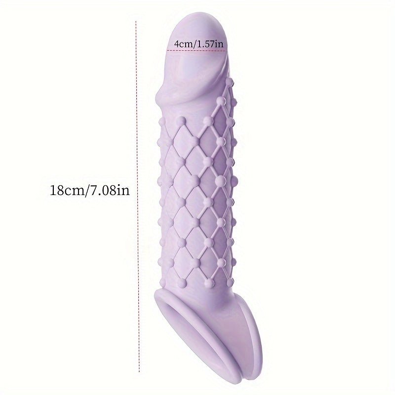 Blue Purple White Large TPE Material Wolf Tooth Mesh Simulation Penis Cover Penis Sleeve - My StoreBlue Purple White Large TPE Material Wolf Tooth Mesh Simulation Penis Cover Penis Sleevethai - adultMy StoreLight PurpleReticulateBlue Purple White Large TPE Material Wolf Tooth Mesh Simulation Penis Cover Penis Sleeve
