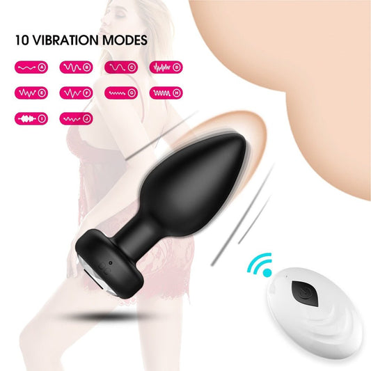 Butt Plug Anal Plug Vibrators Unisex Sex Stopper Wireless Anal Vibrator for Men Women Anal Trainer Sex Toys for Adults 18 Couple - My StoreButt Plug Anal Plug Vibrators Unisex Sex Stopper Wireless Anal Vibrator for Men Women Anal Trainer Sex Toys for Adults 18 Couple33sextoysMy StoreChina-Anal plugTHAnal plugButt Plug Anal Plug Vibrators Unisex Sex Stopper Wireless Anal Vibrator for Men Women Anal Trainer Sex Toys for Adults 18 Couple