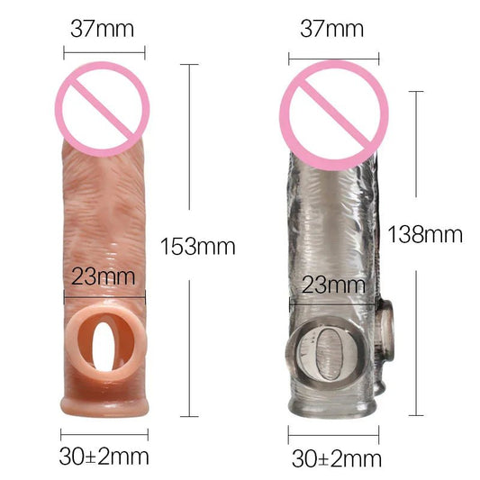 Delay Ejaculation Reusable Penile Extension Sleeve Condom 2 Sizes Cock Ring Male Enlargement For Adult Men Dildo Enhancer Sex - My StoreDelay Ejaculation Reusable Penile Extension Sleeve Condom 2 Sizes Cock Ring Male Enlargement For Adult Men Dildo Enhancer Sexthai - adultMy StorefhDelay Ejaculation Reusable Penile Extension Sleeve Condom 2 Sizes Cock Ring Male Enlargement For Adult Men Dildo Enhancer Sex