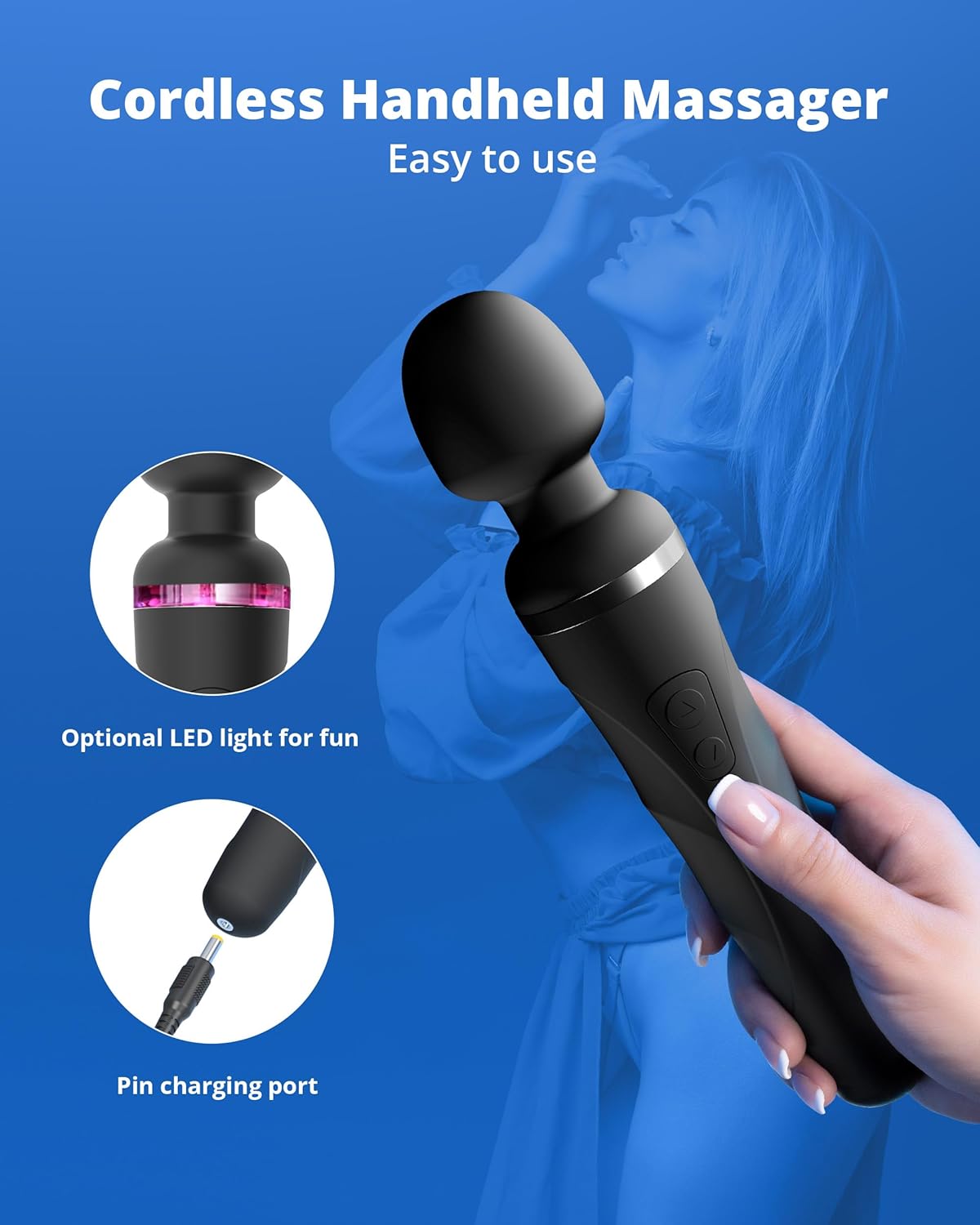 LOVENSE Domi 2 Wand Massager for Women Men. Classic Wand Vibrator. Powerful Stimulator with Dual Rotating Head. Bluetooth App Controlled. Customizable Vibrations Partner Play - My StoreLOVENSE Domi 2 Wand Massager for Women Men. Classic Wand Vibrator. Powerful Stimulator with Dual Rotating Head. Bluetooth App Controlled. Customizable Vibrations Partner Playthai - adultMy StoreLOVENSE Domi 2 Wand Massager for Women Men. Classic Wand Vibrator. Powerful Stimulator with Dual Rotating Head. Bluetooth