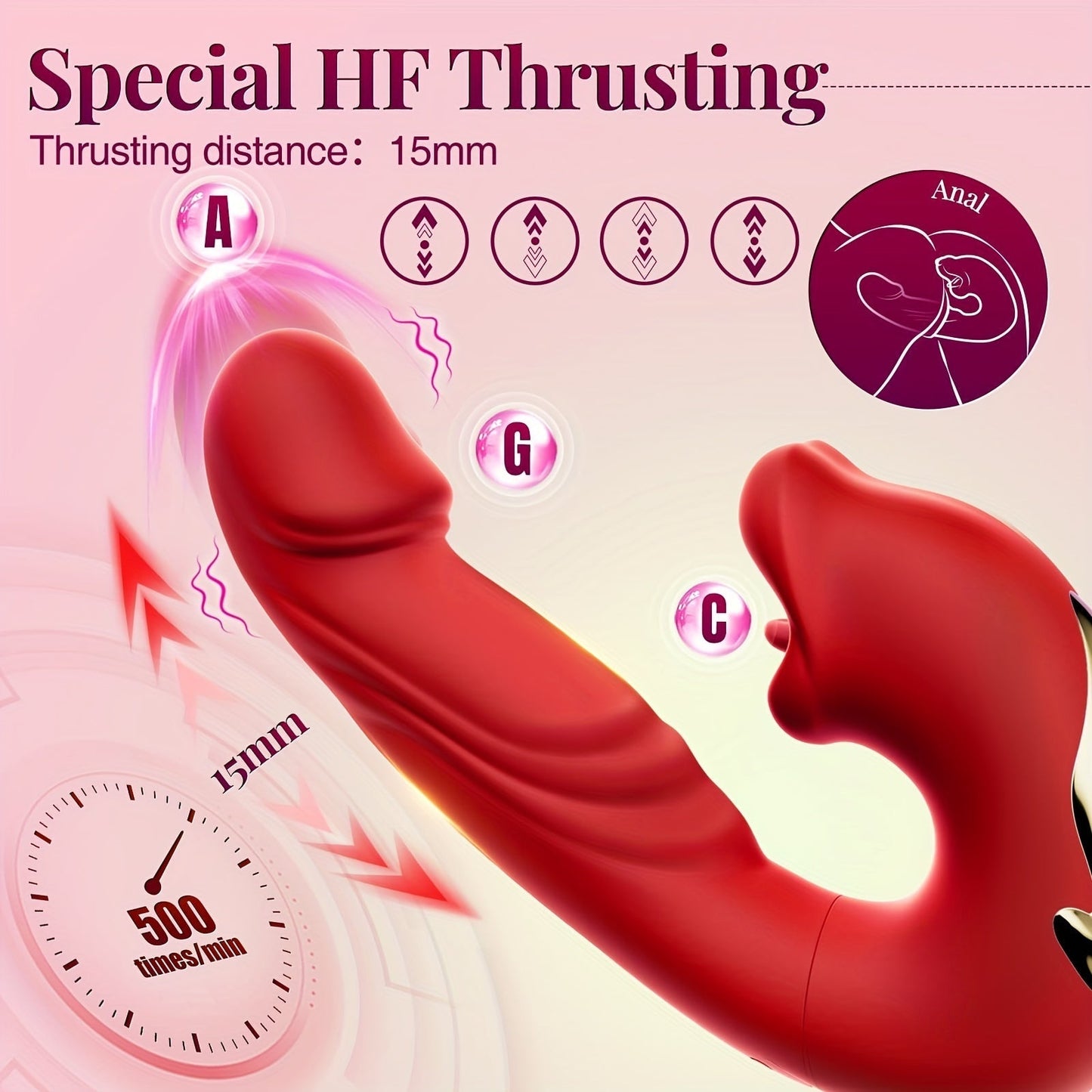 Thrusting Vibrator Sex Toys - G Spot Vibrator Women Sex Toys With 7 Thrusting & Vibrating & Licking Modes Tongue Toy For Women For Clitoral Stimulation Thrusting Dildo Adult Toys Rose Sex Toy - My StoreThrusting Vibrator Sex Toys - G Spot Vibrator Women Sex Toys With 7 Thrusting & Vibrating & Licking Modes Tongue Toy For Women For Clitoral Stimulation Thrusting Dildo Adult Toys Rose Sex Toythai - adultMy StoreRedThrusting Vibrator Sex Toys - G Spot Vibrator Women Sex Toys With 7 Thrusting & Vibr