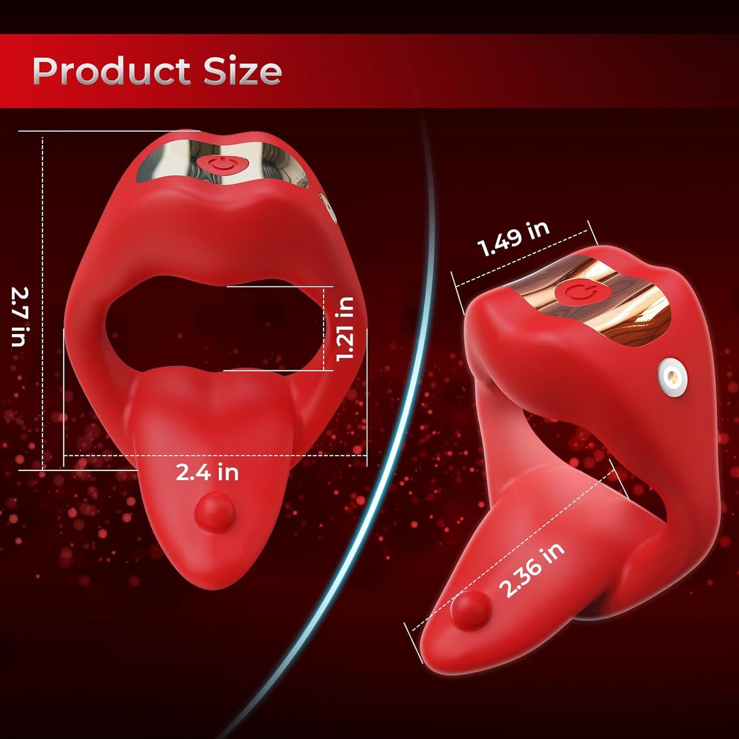 Vibrating Cock Ring Sex Toys for Men. Penis Ring Tongue Design with 9 Vibration Modes. Adult Toys Vibrator with APP Control. Male Couples Sex Toys Clitoral Vibrator. Adult Sex Toys & Games for Couple - My StoreVibrating Cock Ring Sex Toys for Men. Penis Ring Tongue Design with 9 Vibration Modes. Adult Toys Vibrator with APP Control. Male Couples Sex Toys Clitoral Vibrator. Adult Sex Toys & Games for Couplethai - adultMy StoreRedVibrating Cock Ring Sex Toys for Men. Penis Ring Tongue Design with