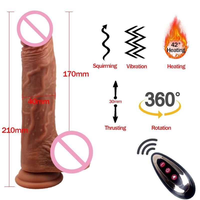 Wholesale Realistic Dildo Vibrator 10 Speeds Telescopic Swing Vibrating Dildo Female Masturbation Penis Sex Toys For Women Adult - My StoreWholesale Realistic Dildo Vibrator 10 Speeds Telescopic Swing Vibrating Dildo Female Masturbation Penis Sex Toys For Women Adult66sextoysMy StoreWhiteWhiteWholesale Realistic Dildo Vibrator 10 Speeds Telescopic Swing Vibrating Dildo Female Masturbation Penis Sex Toys For Women Adult