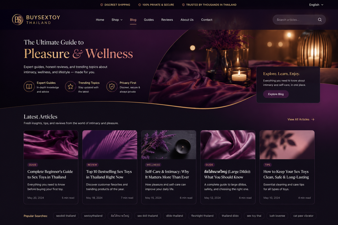 Discover Premium Adult Toys in Thailand | BuySextoyThailand.com Blog