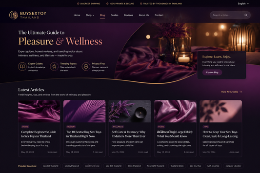 Discover Premium Adult Toys in Thailand | BuySextoyThailand.com Blog