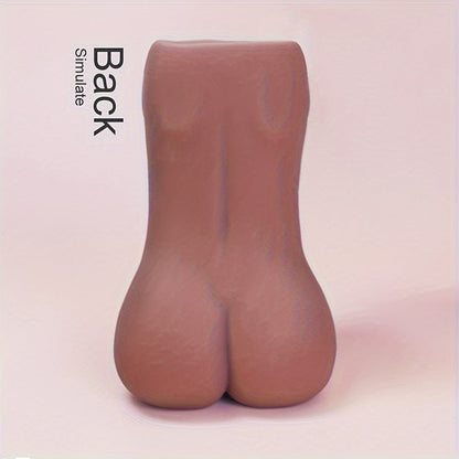 Realistic Silicone Pocket Pussy Male Masturbator - Textured Tight Vagina for Enhanced Stimulation. Safe & Skin-Friendly Adult Sex Toy for Men