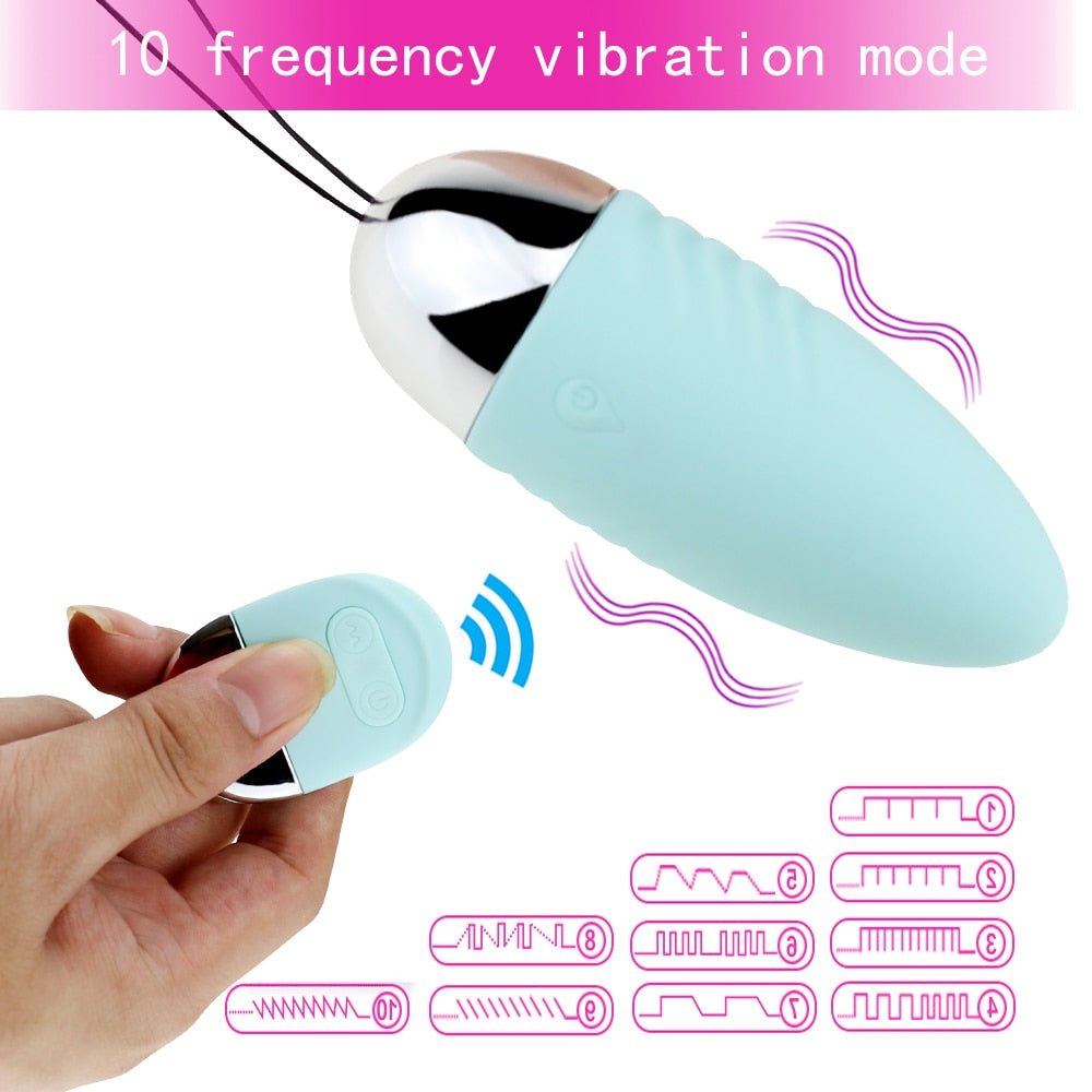10 Speeds Panties Wireless Remote Control Vibrator Vibrating Egg Waterproof Jump Egg G Spot Clitoris Massager Sex Toy for Female - My Store10 Speeds Panties Wireless Remote Control Vibrator Vibrating Egg Waterproof Jump Egg G Spot Clitoris Massager Sex Toy for Female33sextoysMy StoreBlue with boxBlue with box10 Speeds Panties Wireless Remote Control Vibrator Vibrating Egg Waterproof Jump Egg G Spot Clitoris Massager Sex Toy for Female