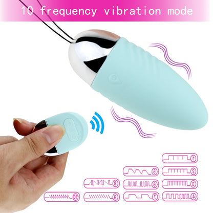 10 Speeds Panties Wireless Remote Control Vibrator Vibrating Egg Waterproof Jump Egg G Spot Clitoris Massager Sex Toy for Female - My Store10 Speeds Panties Wireless Remote Control Vibrator Vibrating Egg Waterproof Jump Egg G Spot Clitoris Massager Sex Toy for Female33sextoysMy StoreBlue with boxBlue with box10 Speeds Panties Wireless Remote Control Vibrator Vibrating Egg Waterproof Jump Egg G Spot Clitoris Massager Sex Toy for Female