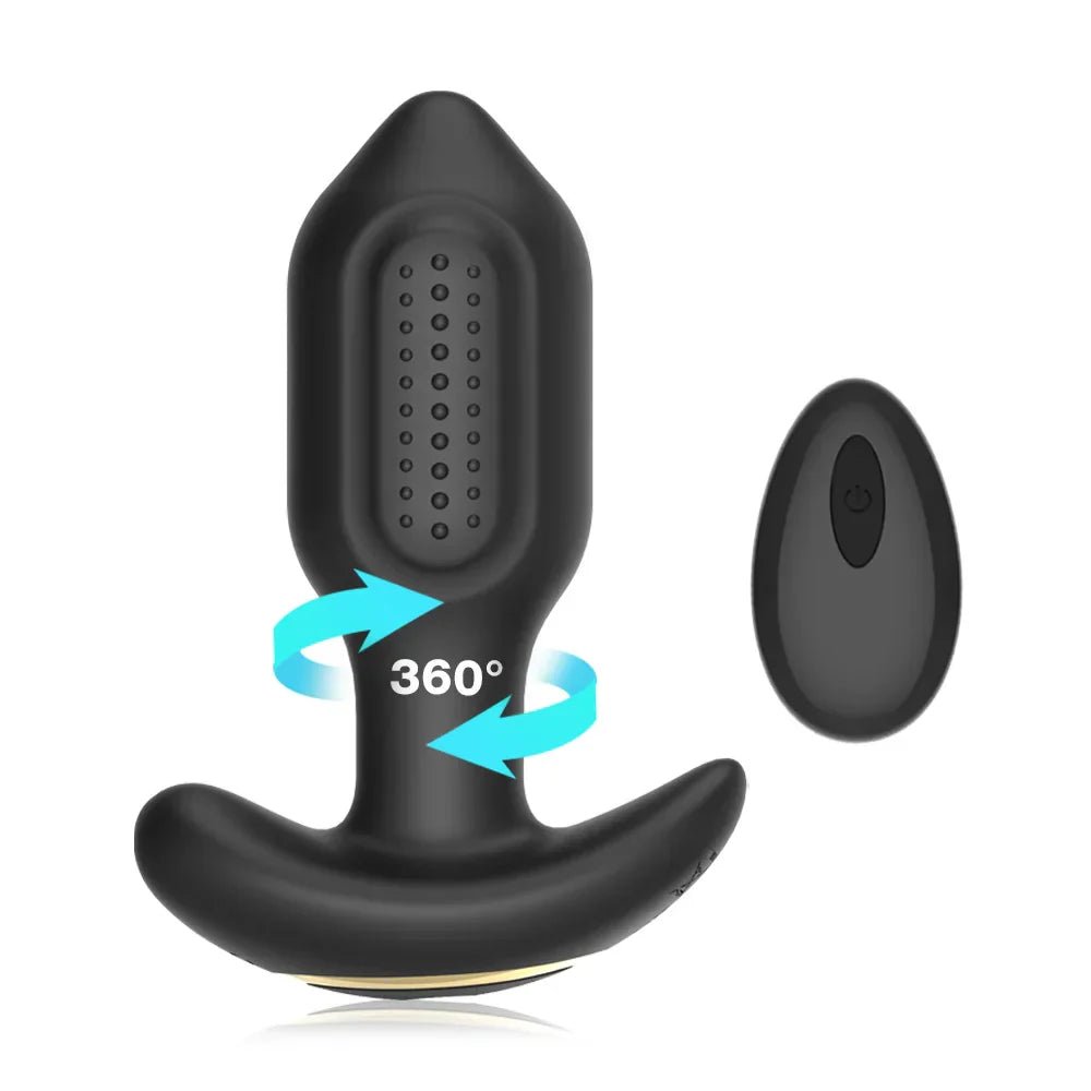 10 Speeds Rotating Anal Vibrator Butt Plug Men Prostate Massager Anal Stimulator Female Masturbator Adult Sex Toys for Women Gay - My Store10 Speeds Rotating Anal Vibrator Butt Plug Men Prostate Massager Anal Stimulator Female Masturbator Adult Sex Toys for Women Gaythai - adultMy StoreRemote10 Speeds Rotating Anal Vibrator Butt Plug Men Prostate Massager Anal Stimulator Female Masturbator Adult Sex Toys for Women Gay
