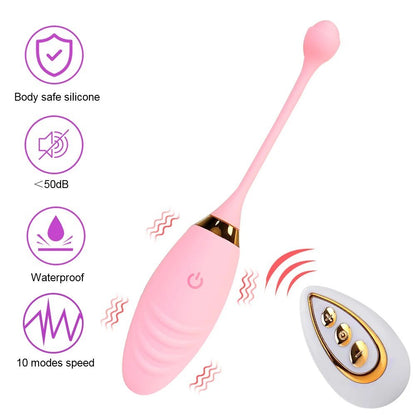 10 Speeds Sex Toys for Women Vibrating Egg Anal Clitoris Stimulation Jump Egg Vibrator Wireless Remote - My Store10 Speeds Sex Toys for Women Vibrating Egg Anal Clitoris Stimulation Jump Egg Vibrator Wireless Remotethai - adultMy StoreRose Red10 Speeds Sex Toys for Women Vibrating Egg Anal Clitoris Stimulation Jump Egg Vibrator Wireless Remote