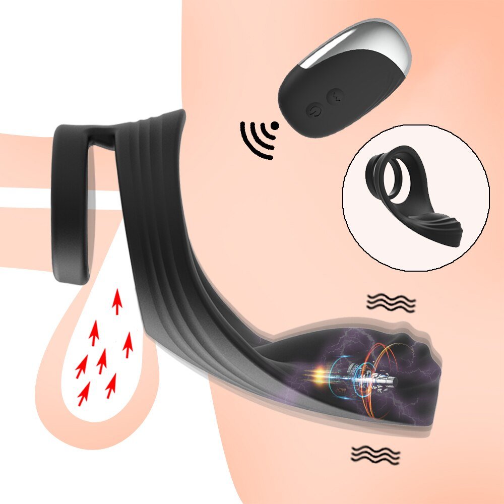 10โหมดอวัยวะเพศชายแหวน Vibrators รีโมทคอนโทรลคู่แหวนนวด Clitoris Perineum กระตุ้น Penisring เพศของเล่นสำหรับผู้ชาย - My Store10โหมดอวัยวะเพศชายแหวน Vibrators รีโมทคอนโทรลคู่แหวนนวด Clitoris Perineum กระตุ้น Penisring เพศของเล่นสำหรับผู้ชายthai - adultMy StoreType A10โหมดอวัยวะเพศชายแหวน Vibrators รีโมทคอนโทรลคู่แหวนนวด Clitoris Perineum กระตุ้น Penisring เพศของเล่นสำหรับผู้ชาย