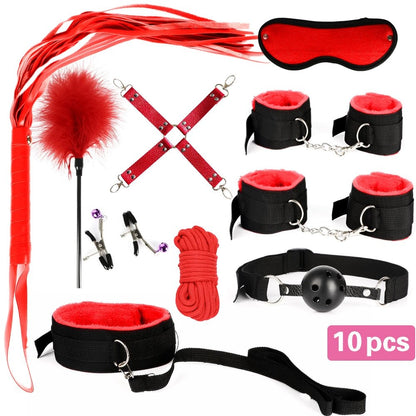 13pcs/set SM Bondage Restraint G Spot Vibrators Adult Game Props Women Sex Toy Noylon Handcuffs Clit Stimulator Adult Sex Shop - My Store13pcs/set SM Bondage Restraint G Spot Vibrators Adult Game Props Women Sex Toy Noylon Handcuffs Clit Stimulator Adult Sex Shop33sextoysMy Store7 pcs set7 pcs set13pcs/set SM Bondage Restraint G Spot Vibrators Adult Game Props Women Sex Toy Noylon Handcuffs Clit Stimulator Adult Sex Shop