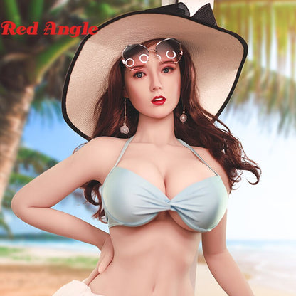 สีแดงมุม168ซม.จริงซิลิโคนเพศตุ๊กตาเซ็กซี่ Body Full Platinum ซิลิโคน Breast หีสมจริงหี Anal Sex สำหรับ Man