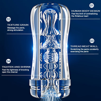 Soft Silicone Male Masturbator. Male Masturbation Cup. Penis Training Massage Cup. Pockets Pussy. Adult Sex Toys For Men. Adult Sexy Accessories