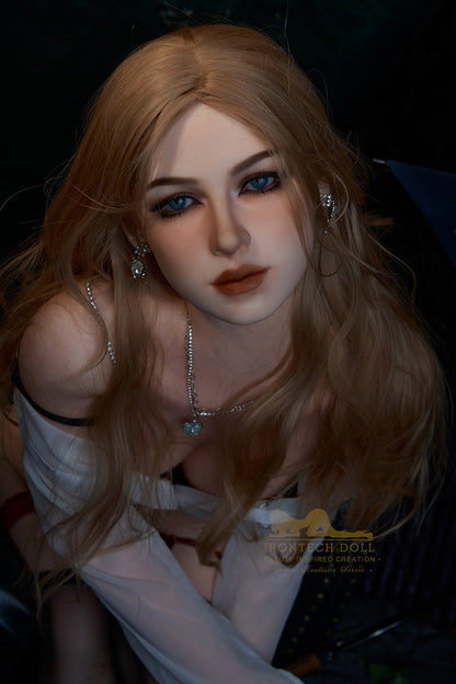 Irontechdoll Josie 164cm Head Full Silicone Sexy Big Tits High-end Sex Doll For Men NO.1063