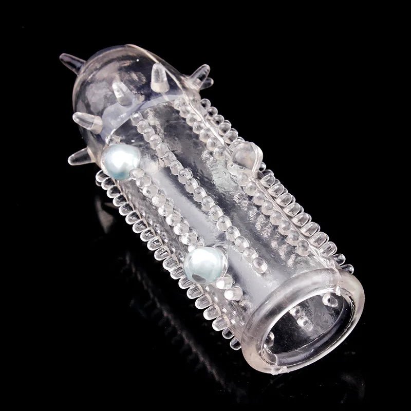 1PC Reusable Pearl Crystal Delay Enlargement Condom Wave Point Penis Extension Sleeves For Man Adult Intimate Goods Cock Ring - My Store1PC Reusable Pearl Crystal Delay Enlargement Condom Wave Point Penis Extension Sleeves For Man Adult Intimate Goods Cock Ringthai - adultMy StoreRandom Color1PC Reusable Pearl Crystal Delay Enlargement Condom Wave Point Penis Extension Sleeves For Man Adult Intimate Goods Cock Ring