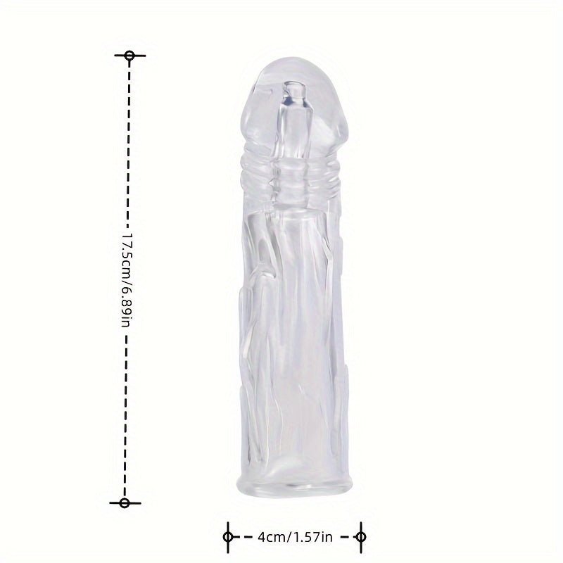 1pcs Men's Flesh Color Or Crystal Adult Sex Toy Penis Cover Sleeve Penis Extender Reusable Delay Ejaculation Add More Fun And Excitement For Men Women Couples - My Store1pcs Men's Flesh Color Or Crystal Adult Sex Toy Penis Cover Sleeve Penis Extender Reusable Delay Ejaculation Add More Fun And Excitement For Men Women Couplesthai - adultMy StoreTransparent white1pcs Men's Flesh Color Or Crystal Adult Sex Toy Penis Cover Sleeve Penis Extender Reusable Delay Ejaculation Add More Fun And Excitement
