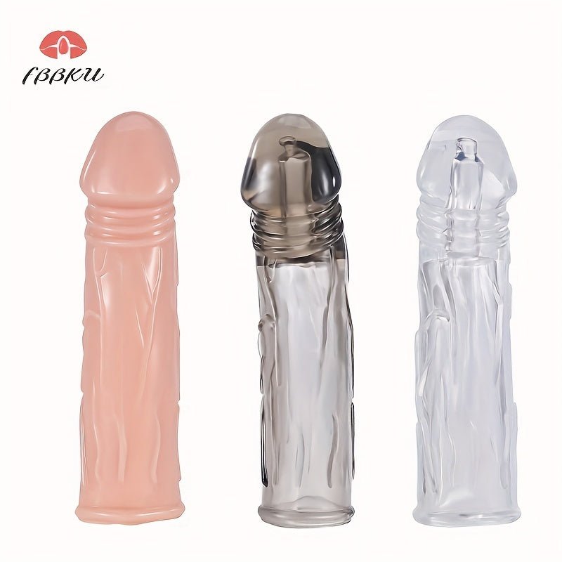 1pcs Men's Flesh Color Or Crystal Adult Sex Toy Penis Cover Sleeve Penis Extender Reusable Delay Ejaculation Add More Fun And Excitement For Men Women Couples - My Store1pcs Men's Flesh Color Or Crystal Adult Sex Toy Penis Cover Sleeve Penis Extender Reusable Delay Ejaculation Add More Fun And Excitement For Men Women Couplesthai - adultMy StoreTransparent white1pcs Men's Flesh Color Or Crystal Adult Sex Toy Penis Cover Sleeve Penis Extender Reusable Delay Ejaculation Add More Fun And Excitement