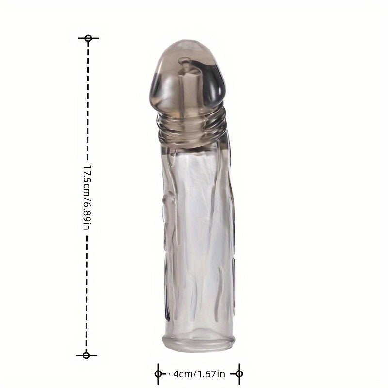 1pcs Men's Flesh Color Or Crystal Adult Sex Toy Penis Cover Sleeve Penis Extender Reusable Delay Ejaculation Add More Fun And Excitement For Men Women Couples - My Store1pcs Men's Flesh Color Or Crystal Adult Sex Toy Penis Cover Sleeve Penis Extender Reusable Delay Ejaculation Add More Fun And Excitement For Men Women Couplesthai - adultMy StoreTransparent Black1pcs Men's Flesh Color Or Crystal Adult Sex Toy Penis Cover Sleeve Penis Extender Reusable Delay Ejaculation Add More Fun And Excitement