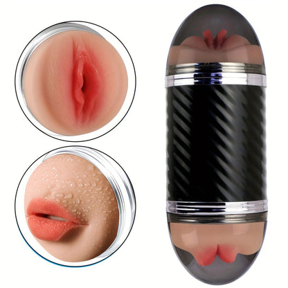 2 In1 Male Masturbators With Vibration Modes Stimulator Double - Side Pocket Pussy Toy Realistic Texture Male Masturbation Cup Silicone Hand Free Stroker Sex Toy - My Store2 In1 Male Masturbators With Vibration Modes Stimulator Double - Side Pocket Pussy Toy Realistic Texture Male Masturbation Cup Silicone Hand Free Stroker Sex Toythai - adultMy StoreBlackVibrating2 In1 Male Masturbators With Vibration Modes Stimulator Double - Side Pocket Pussy Toy Realistic Texture Male Masturbation Cup Silico