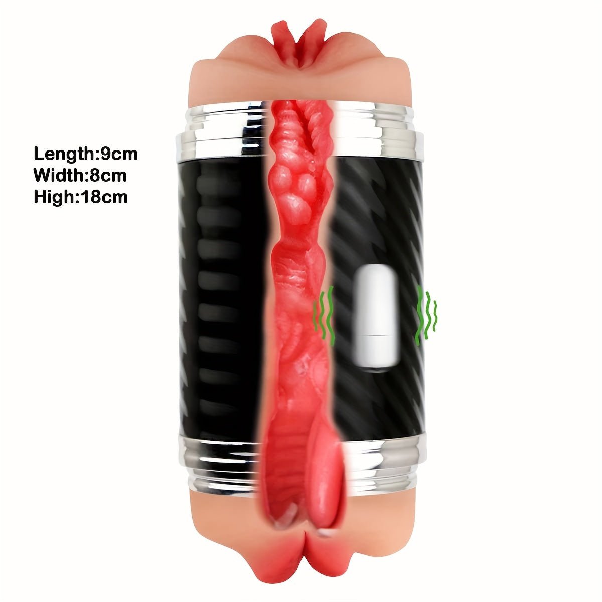 2 In1 Male Masturbators With Vibration Modes Stimulator Double - Side Pocket Pussy Toy Realistic Texture Male Masturbation Cup Silicone Hand Free Stroker Sex Toy - My Store2 In1 Male Masturbators With Vibration Modes Stimulator Double - Side Pocket Pussy Toy Realistic Texture Male Masturbation Cup Silicone Hand Free Stroker Sex Toythai - adultMy StoreBlackVibrating2 In1 Male Masturbators With Vibration Modes Stimulator Double - Side Pocket Pussy Toy Realistic Texture Male Masturbation Cup Silico
