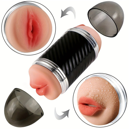 2 In1 Male Masturbators With Vibration Modes Stimulator Double - Side Pocket Pussy Toy Realistic Texture Male Masturbation Cup Silicone Hand Free Stroker Sex Toy - My Store2 In1 Male Masturbators With Vibration Modes Stimulator Double - Side Pocket Pussy Toy Realistic Texture Male Masturbation Cup Silicone Hand Free Stroker Sex Toythai - adultMy StoreBlackVibrating2 In1 Male Masturbators With Vibration Modes Stimulator Double - Side Pocket Pussy Toy Realistic Texture Male Masturbation Cup Silico