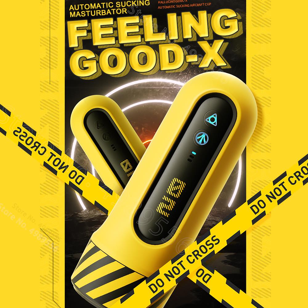 อัตโนมัติ Masturbator ชายการสั่นสะเทือนอมควย Sucking Machine ซิลิโคนช่องคลอด Masturbation คัพเพศของเล่นผู้ใหญ่สินค้าสำหรับชาย