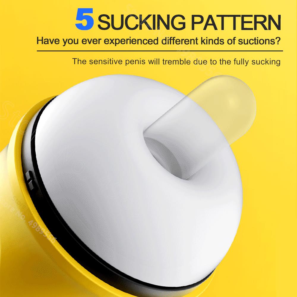 อัตโนมัติ Masturbator ชายการสั่นสะเทือนอมควย Sucking Machine ซิลิโคนช่องคลอด Masturbation คัพเพศของเล่นผู้ใหญ่สินค้าสำหรับชาย