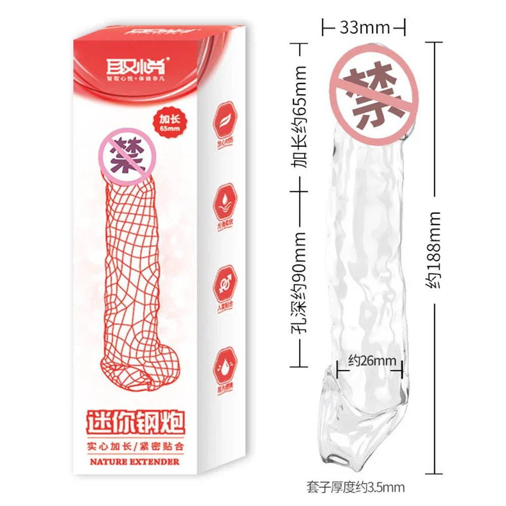 25CM Large Penis Extension Sleeve Reusable Soft and Stretchable Delayed Ejaculation Condoms Male Dildo Extender Male Sex Toys - My Store25CM Large Penis Extension Sleeve Reusable Soft and Stretchable Delayed Ejaculation Condoms Male Dildo Extender Male Sex Toysthai - adultMy StoreM (205mm)25CM Large Penis Extension Sleeve Reusable Soft and Stretchable Delayed Ejaculation Condoms Male Dildo Extender Male Sex Toys