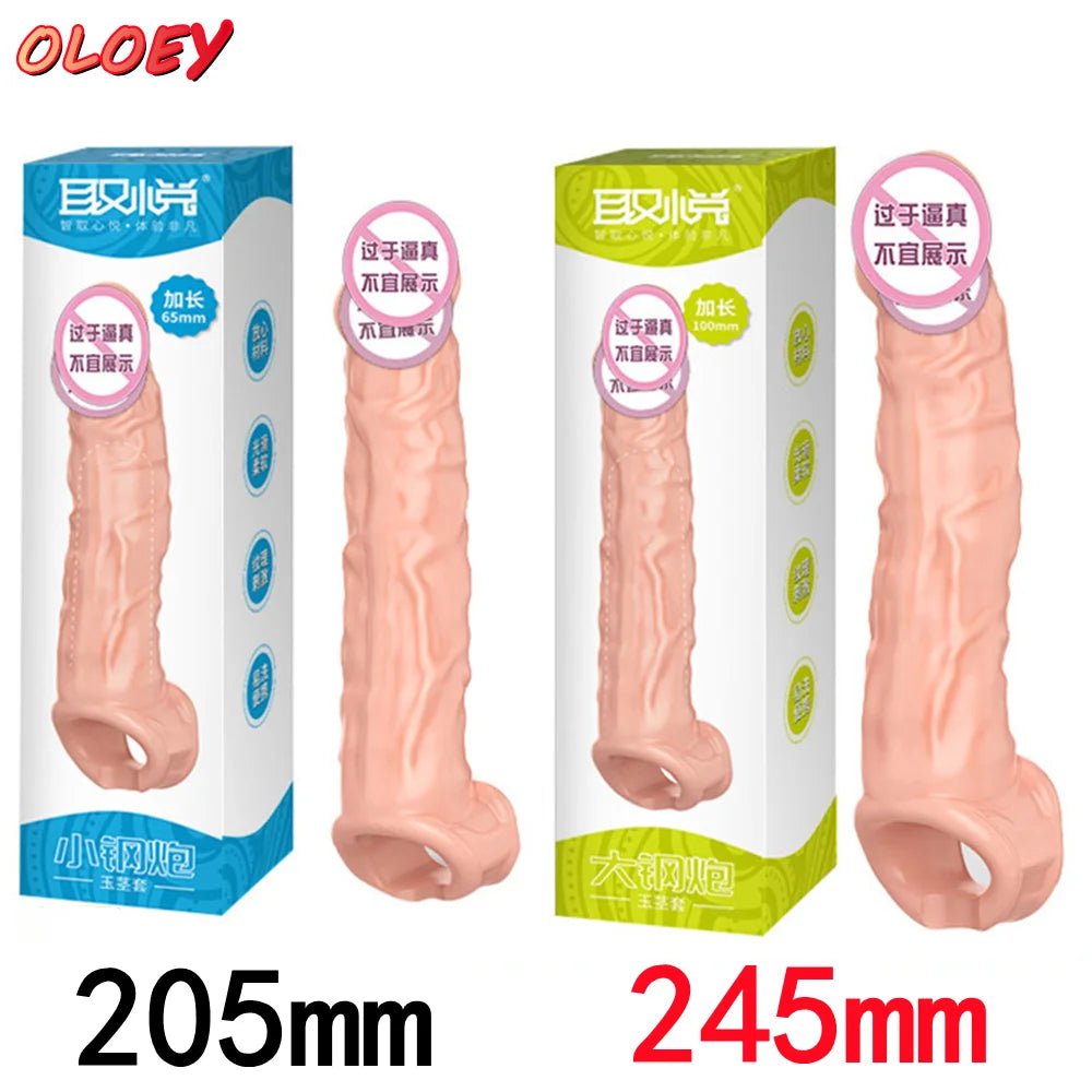 25CM Large Penis Extension Sleeve Reusable Soft and Stretchable Delayed Ejaculation Condoms Male Dildo Extender Male Sex Toys - My Store25CM Large Penis Extension Sleeve Reusable Soft and Stretchable Delayed Ejaculation Condoms Male Dildo Extender Male Sex Toysthai - adultMy StoreM (205mm)25CM Large Penis Extension Sleeve Reusable Soft and Stretchable Delayed Ejaculation Condoms Male Dildo Extender Male Sex Toys