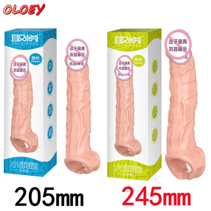 25CM Large Penis Extension Sleeve Reusable Soft and Stretchable Delayed Ejaculation Condoms Male Dildo Extender Male Sex Toys - My Store25CM Large Penis Extension Sleeve Reusable Soft and Stretchable Delayed Ejaculation Condoms Male Dildo Extender Male Sex Toysthai - adultMy StoreM (205mm)25CM Large Penis Extension Sleeve Reusable Soft and Stretchable Delayed Ejaculation Condoms Male Dildo Extender Male Sex Toys