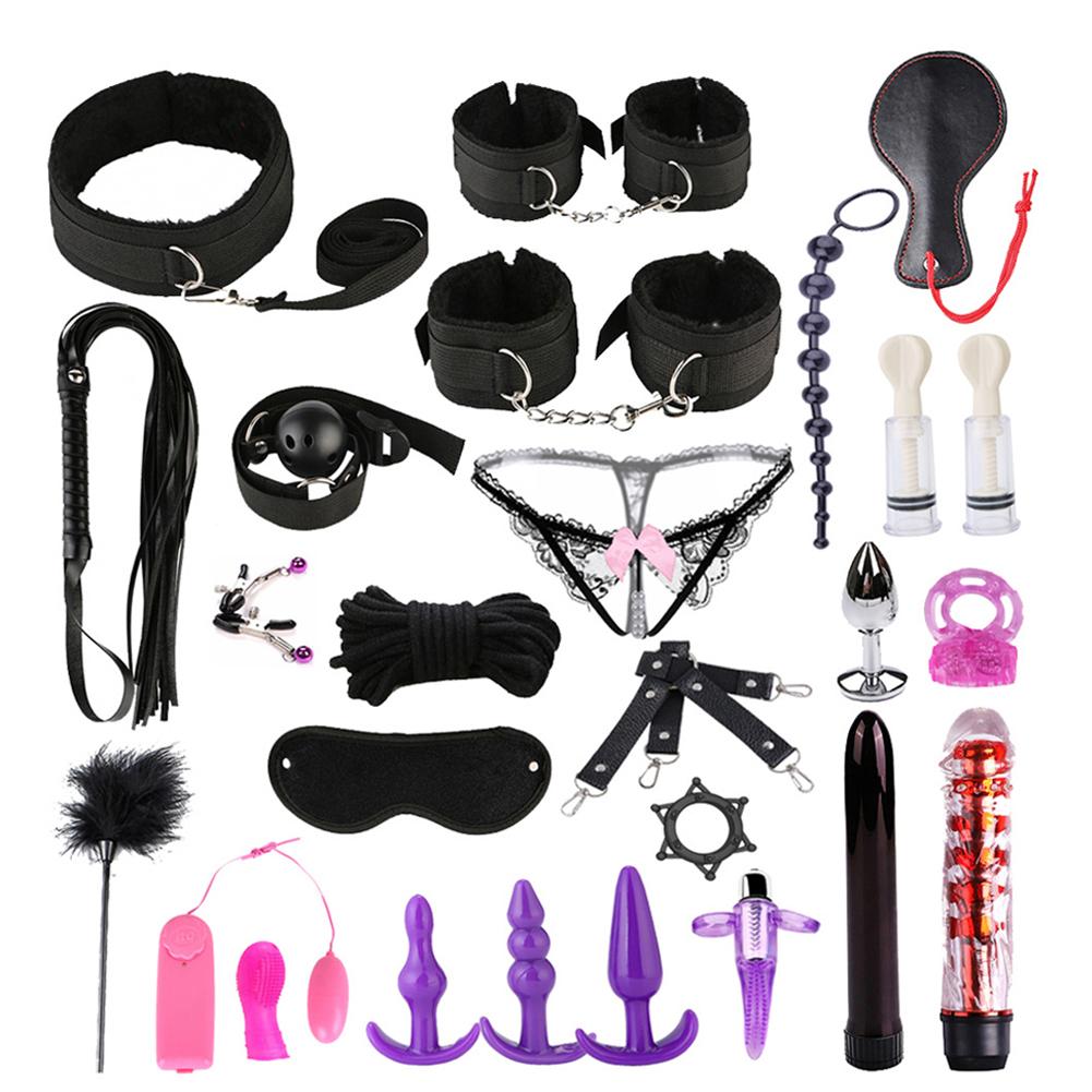26Pcs Sexy Lace - up Briefs Bondage Handcuffs Blindfold Couple Sex Toys Tool Kit BDSM Bondage Set Flirting Toys for Couple Slave - My Store26Pcs Sexy Lace - up Briefs Bondage Handcuffs Blindfold Couple Sex Toys Tool Kit BDSM Bondage Set Flirting Toys for Couple Slave33sextoysMy StoreRedRed26Pcs Sexy Lace - up Briefs Bondage Handcuffs Blindfold Couple Sex Toys Tool Kit BDSM Bondage Set Flirting Toys for Couple Slave