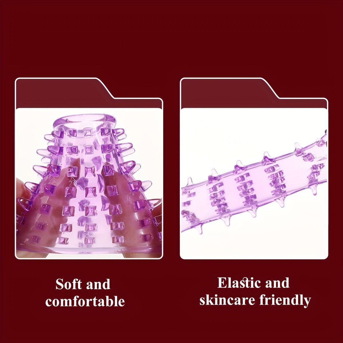 2.72inch Purple Penis Sleeve. Waterproof And Skin - friendly TPE Material. Prickly Texture Design. Physical Sensitivity Reduction. Enhance Erect. Delay Ejaculation Lasting Ring. Sex Toys For Men Or Couples - My Store2.72inch Purple Penis Sleeve. Waterproof And Skin - friendly TPE Material. Prickly Texture Design. Physical Sensitivity Reduction. Enhance Erect. Delay Ejaculation Lasting Ring. Sex Toys For Men Or Couplesthai - adultMy StorePurple2.72inch Purple Penis Sleeve. Waterproof And Skin - f