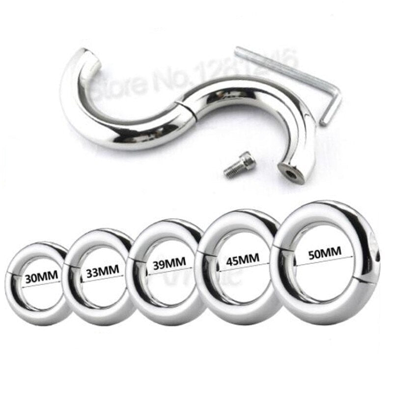 28 - 50mm Stainless Steel Penis Ring Scrotum Pendant Ball Stretcher Penis Enhancer Restraint Metal Cock Ring Sex Aid Toys for Men - My Store28 - 50mm Stainless Steel Penis Ring Scrotum Pendant Ball Stretcher Penis Enhancer Restraint Metal Cock Ring Sex Aid Toys for Men33sextoysMy StoreChina-28mmTH28mm28 - 50mm Stainless Steel Penis Ring Scrotum Pendant Ball Stretcher Penis Enhancer Restraint Metal Cock Ring Sex Aid Toys for Men