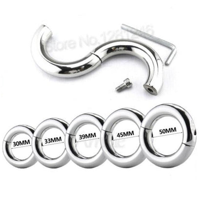 28 - 50mm Stainless Steel Penis Ring Scrotum Pendant Ball Stretcher Penis Enhancer Restraint Metal Cock Ring Sex Aid Toys for Men - My Store28 - 50mm Stainless Steel Penis Ring Scrotum Pendant Ball Stretcher Penis Enhancer Restraint Metal Cock Ring Sex Aid Toys for Men33sextoysMy StoreChina-28mmTH28mm28 - 50mm Stainless Steel Penis Ring Scrotum Pendant Ball Stretcher Penis Enhancer Restraint Metal Cock Ring Sex Aid Toys for Men