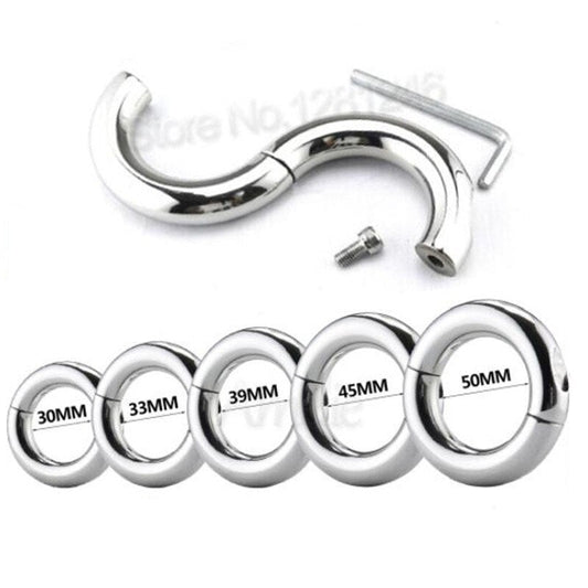 28 - 50mm Stainless Steel Penis Ring Scrotum Pendant Ball Stretcher Penis Enhancer Restraint Metal Cock Ring Sex Aid Toys for Men - My Store28 - 50mm Stainless Steel Penis Ring Scrotum Pendant Ball Stretcher Penis Enhancer Restraint Metal Cock Ring Sex Aid Toys for Men33sextoysMy StoreChina-28mmTH28mm28 - 50mm Stainless Steel Penis Ring Scrotum Pendant Ball Stretcher Penis Enhancer Restraint Metal Cock Ring Sex Aid Toys for Men
