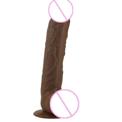 28*5CM Super Huge Black Dildos Strapon Thick Giant Realistic Dildo Anal Butt with Suction Cup Big Soft Penis Sex Toy for Women