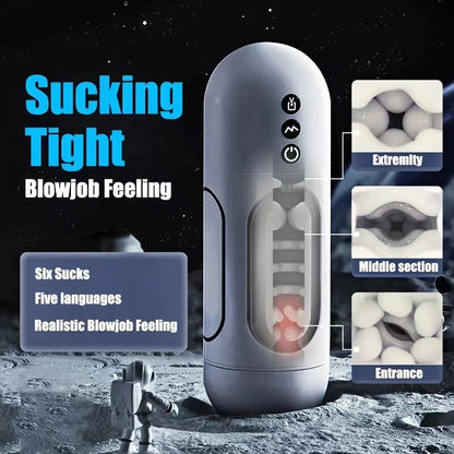 Automatic Adult Masturbator Cup, Deep Throat Sucking Machine
