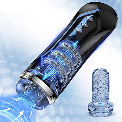 Automatic Masturbation Cup For Men For Penis Stimulation Vibrating 7 Times By Hand Vibrating 7 Times