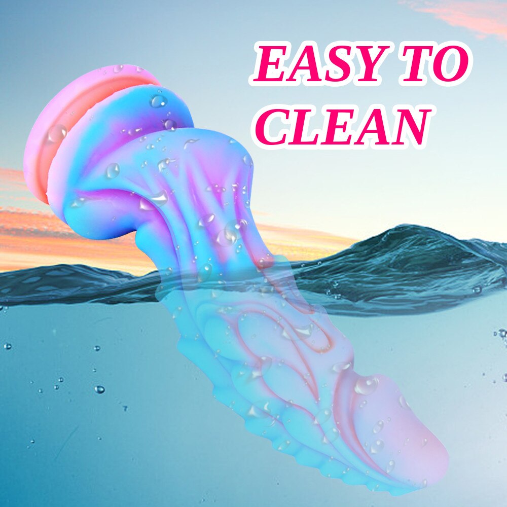Large Silicone Penis for Women, Adult Supplies, G-Spot Penis, Suction Cup for Anus, Sex Toys