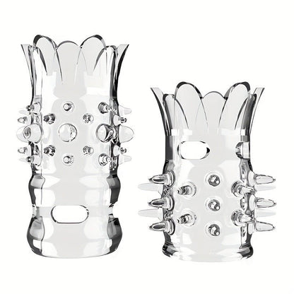 2pcs Men's Wolf Teeth Penis Sleeve Penis Cover Add More Fun And Excitement For Men Women Couples - My Store2pcs Men's Wolf Teeth Penis Sleeve Penis Cover Add More Fun And Excitement For Men Women Couplesthai - adultMy StoreTransparent2pcs Men's Wolf Teeth Penis Sleeve Penis Cover Add More Fun And Excitement For Men Women Couples