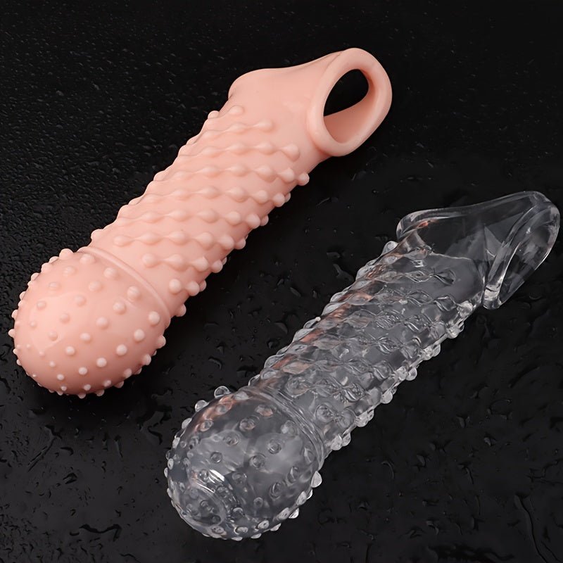 2pcs Penis Enhancer Sleeves with Stretch G - Spot Stimulation - Reusable Cock Ring & Nozzle for Men's Sexual Pleasure Sex Toy For Men Masturbating Sex Toy For Men Anal - My Store2pcs Penis Enhancer Sleeves with Stretch G - Spot Stimulation - Reusable Cock Ring & Nozzle for Men's Sexual Pleasure Sex Toy For Men Masturbating Sex Toy For Men Analthai - adultMy StoreRandom2pcs Penis Enhancer Sleeves with Stretch G - Spot Stimulation - Reusable Cock Ring & Nozzle for Men's Sexual Pleasure Sex Toy For