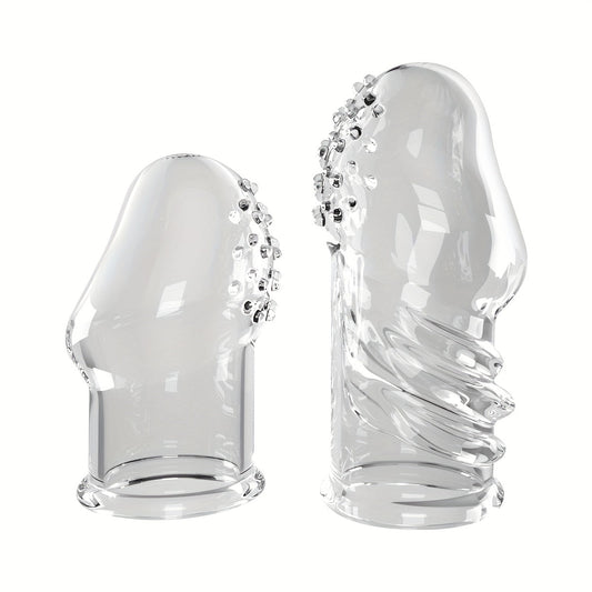 2pcs Transparent Permanent Empty Penis Sleeve. Soft Elastic TPE Material. Delayed Ejaculation Penis Ring. Reusable Dildo Penis Sleeve. Granular Texture Penis Extender. Physical Sensitivity Reduction. Penis Expansion For Men And Couples To Use Sex Toy - My Store2pcs Transparent Permanent Empty Penis Sleeve. Soft Elastic TPE Material. Delayed Ejaculation Penis Ring. Reusable Dildo Penis Sleeve. Granular Texture Penis Extender. Physical Sensitivity Reduction. Penis Expansion For Men And Couples To 